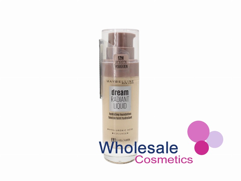 6 x Maybelline Dream Radiant Liquid Foundation + Hydrating Serum - 3.7 VANILLA